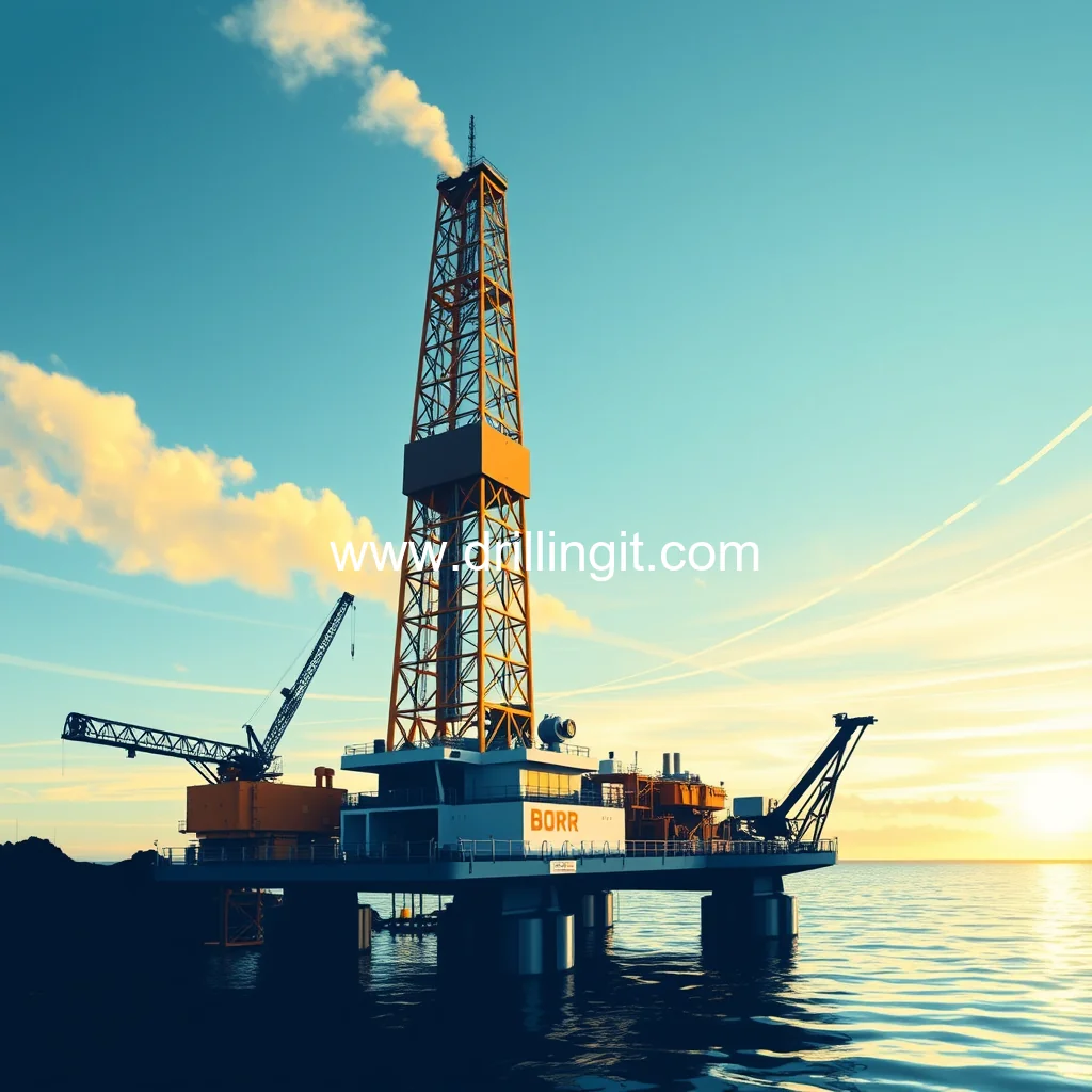 Artistic representation for Borr Drilling Limited NYSE : BORR Declares 0 02 Quarterly Dividend