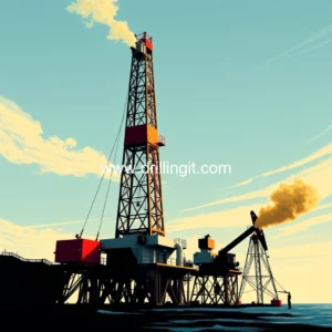 Artistic representation for Trump planning to lift Biden LNG pause increase oil drilling during 1st days in office : report