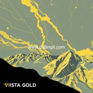 Artistic representation for Vista Gold Phase 2 Drilling Continues to Intercept High Grade Gold Mineralized Intervals in the South Cross Lode at Mt Todd