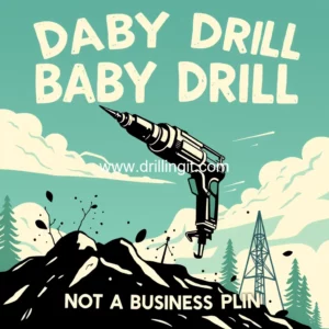 Artistic representation for Drill Baby Drill Is A Slogan Not A Business Plan