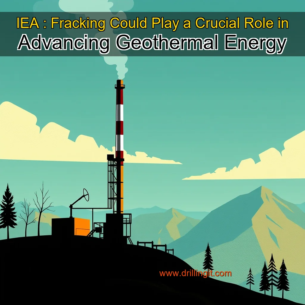 You are currently viewing IEA : Fracking Could Play a Crucial Role in Advancing Geothermal Energy