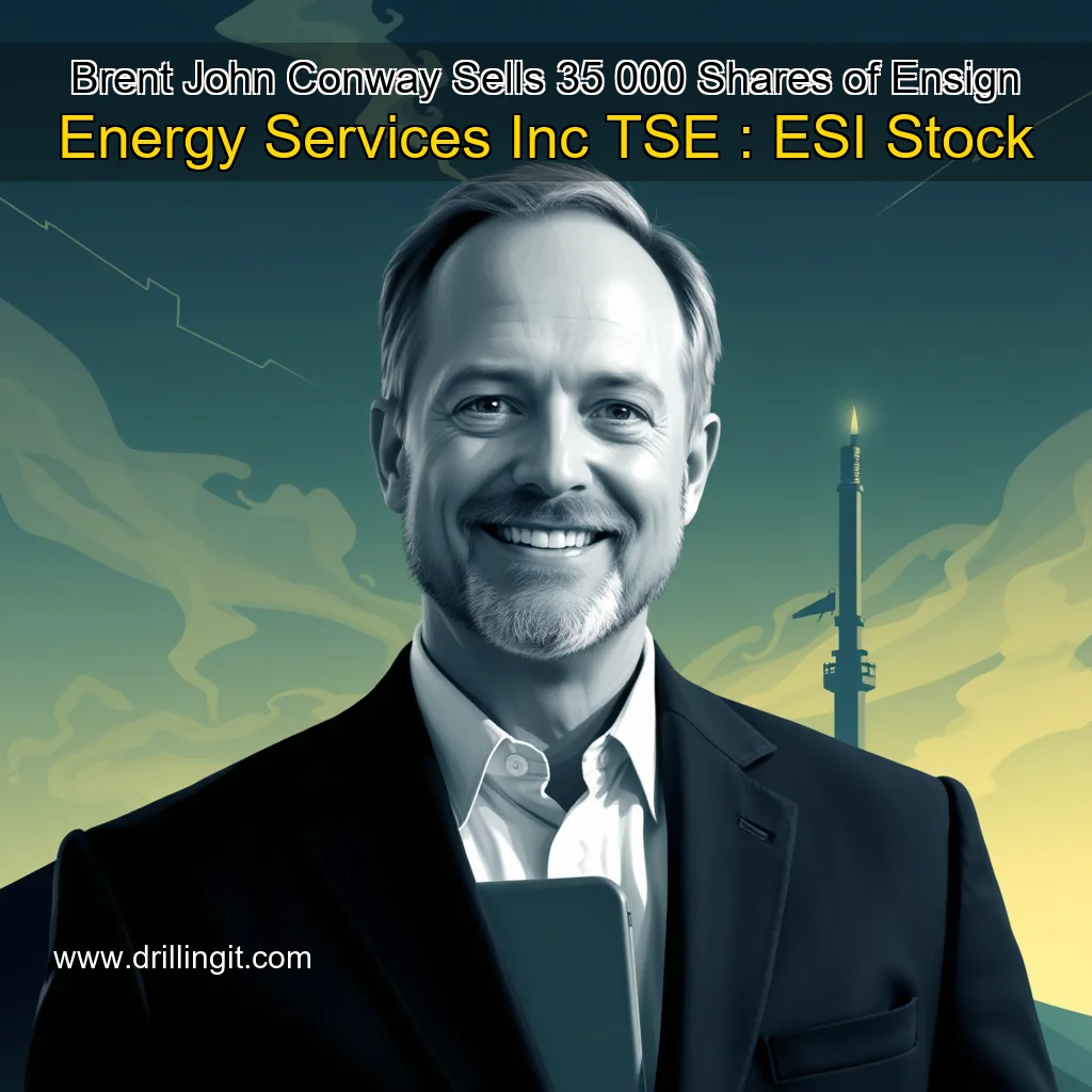 You are currently viewing Brent John Conway Sells 35  000 Shares of Ensign Energy Services Inc   TSE : ESI  Stock