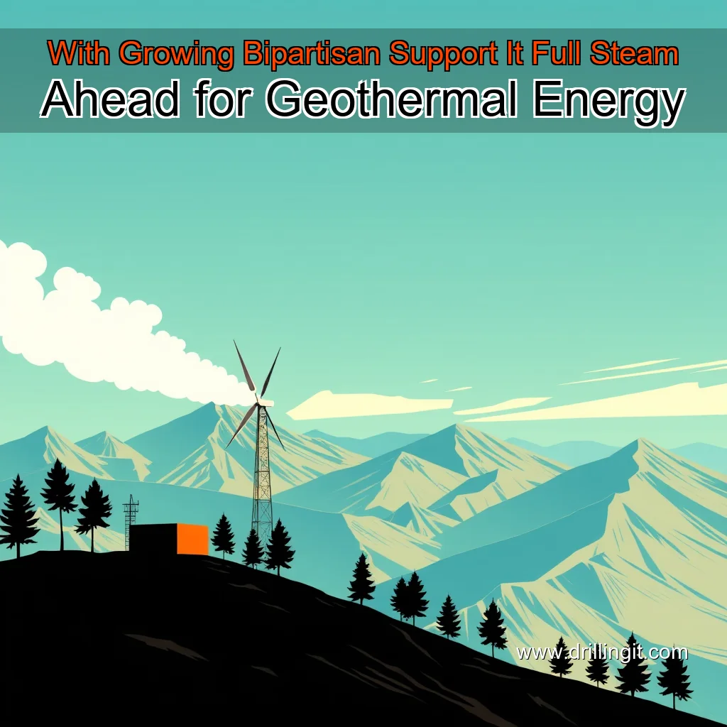 Artistic representation for With Growing Bipartisan Support It Full Steam Ahead for Geothermal Energy
