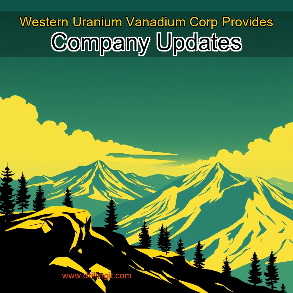 Artistic representation for Western Uranium Vanadium Corp Provides Company Updates