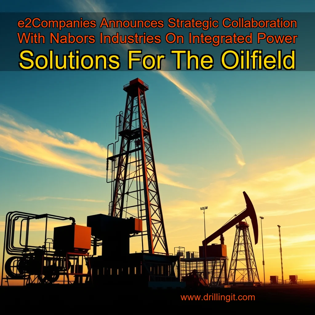 Artistic representation for e2Companies Announces Strategic Collaboration With Nabors Industries On Integrated Power Solutions For The Oilfield