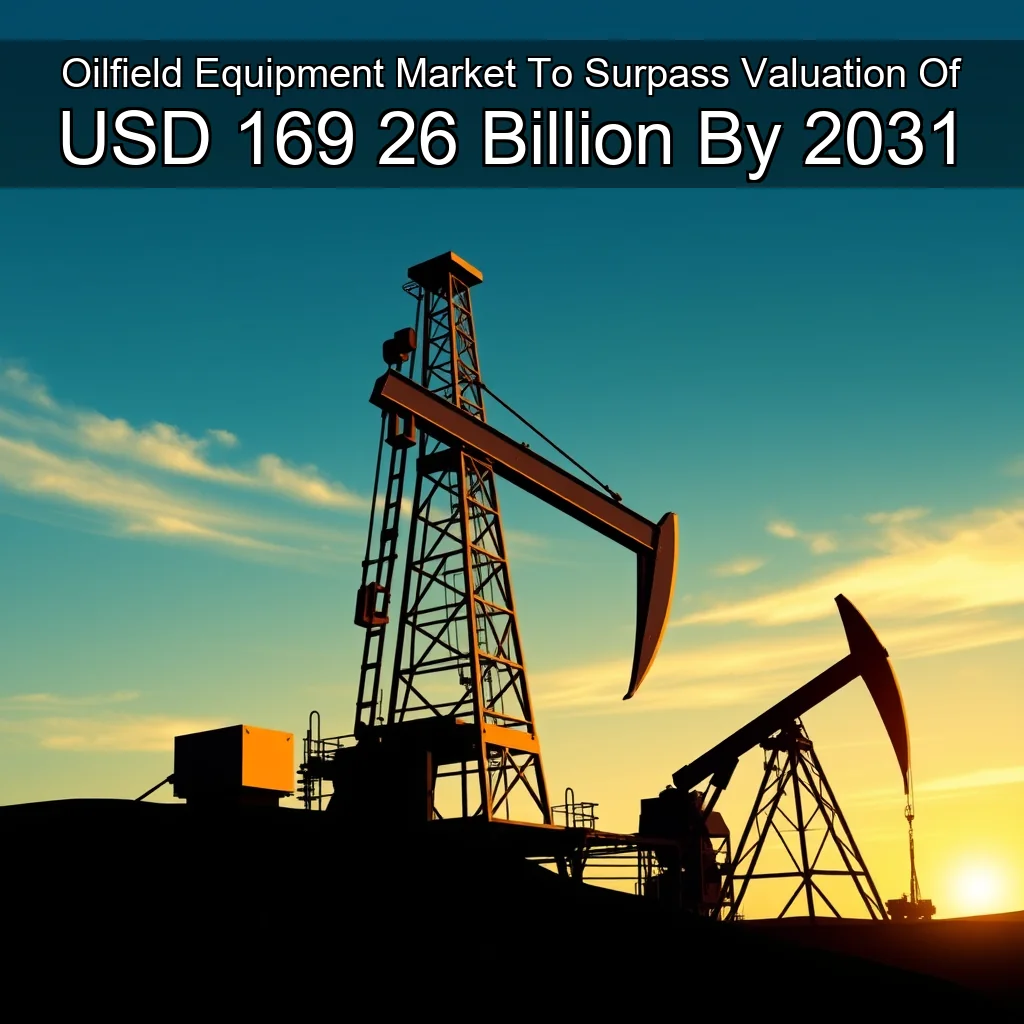 Artistic representation for Oilfield Equipment Market To Surpass Valuation Of USD 169 26 Billion By 2031