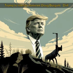 Read more about the article Trump to Interior nominee Doug Burgum : Drill