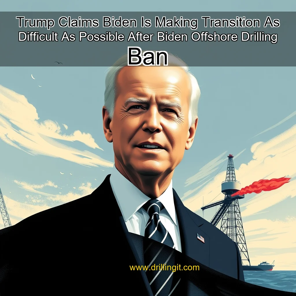 You are currently viewing Trump Claims Biden Is Making Transition As Difficult As Possible After Biden Offshore Drilling Ban