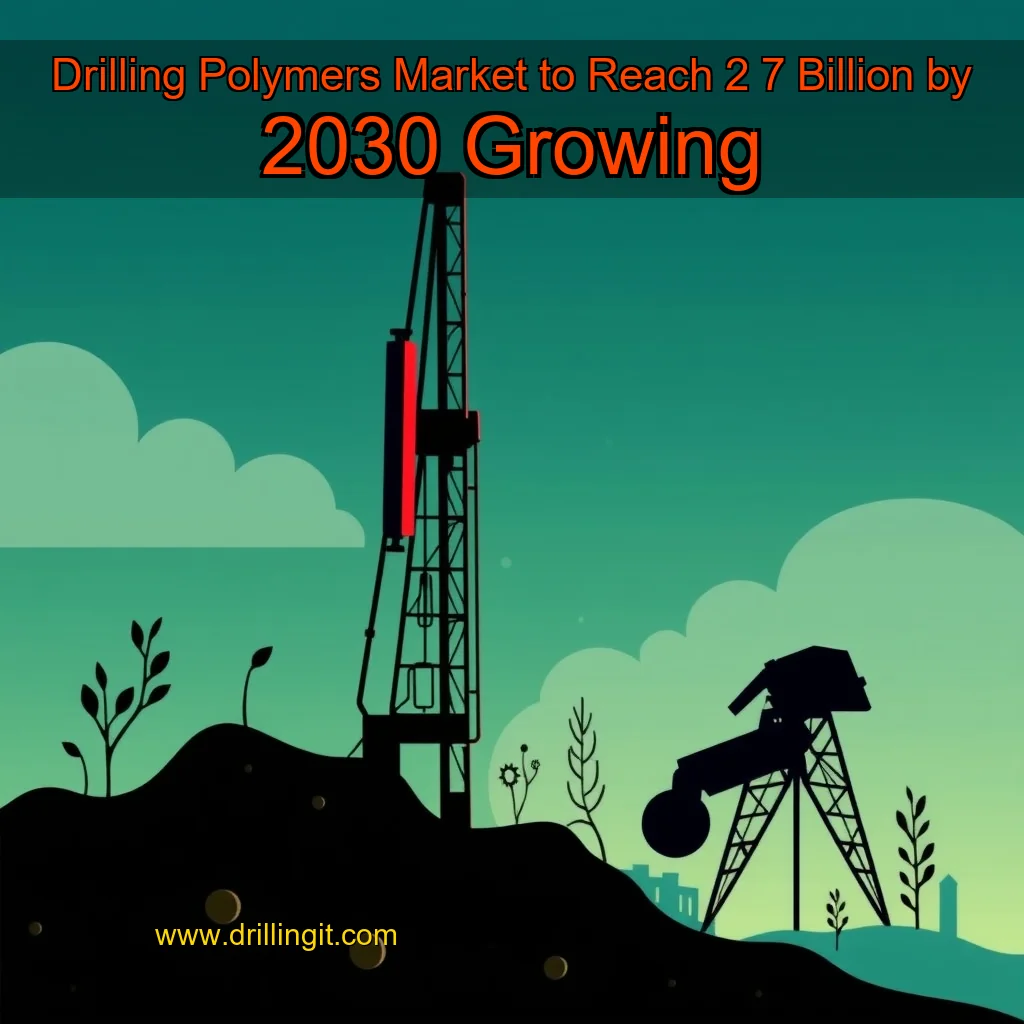 Artistic representation for Drilling Polymers Market to Reach 2 7 Billion by 2030 Growing