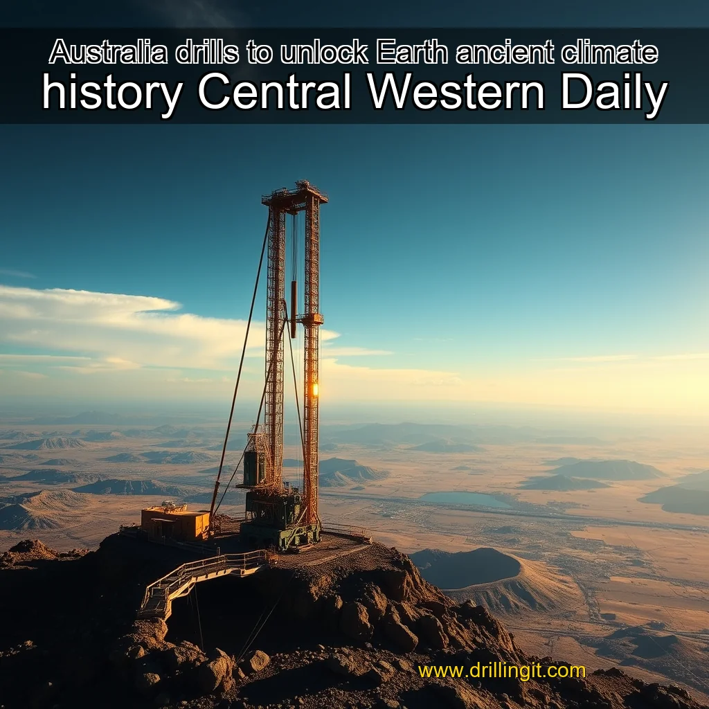 Artistic representation for Australia drills to unlock Earth ancient climate history Central Western Daily