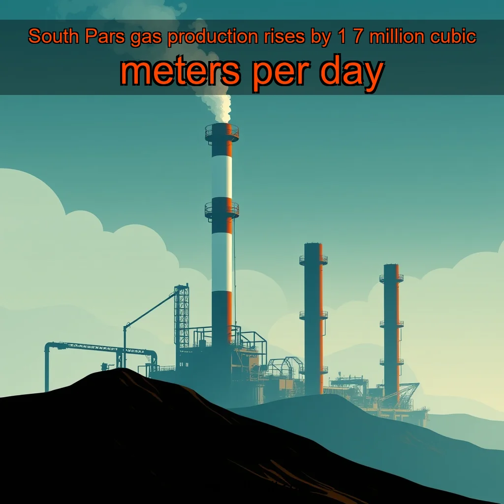 You are currently viewing South Pars gas production rises by 1  7 million cubic meters per day