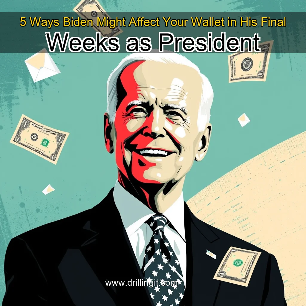 Artistic representation for 5 Ways Biden Might Affect Your Wallet in His Final Weeks as President