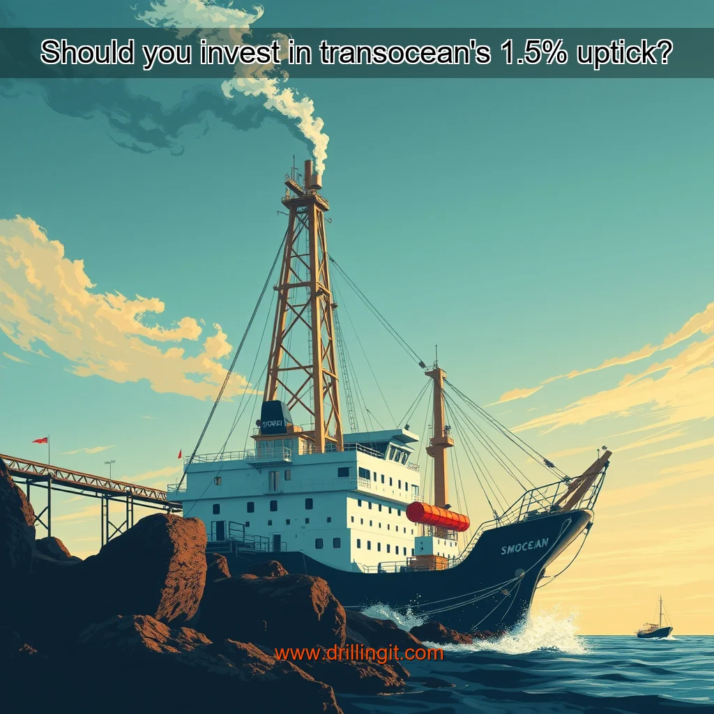 Artistic representation for Should you invest in transocean's 1.5% uptick?