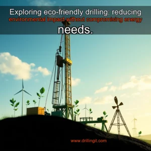 Read more about the article Exploring eco-friendly drilling: reducing environmental impact without compromising energy needs.