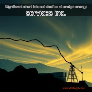 Artistic representation for Significant short interest decline at ensign energy services inc.