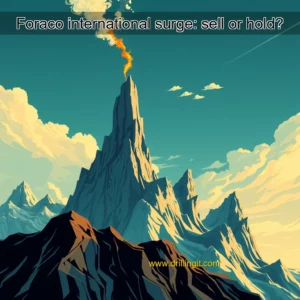 Artistic representation for Foraco international surge: sell or hold?