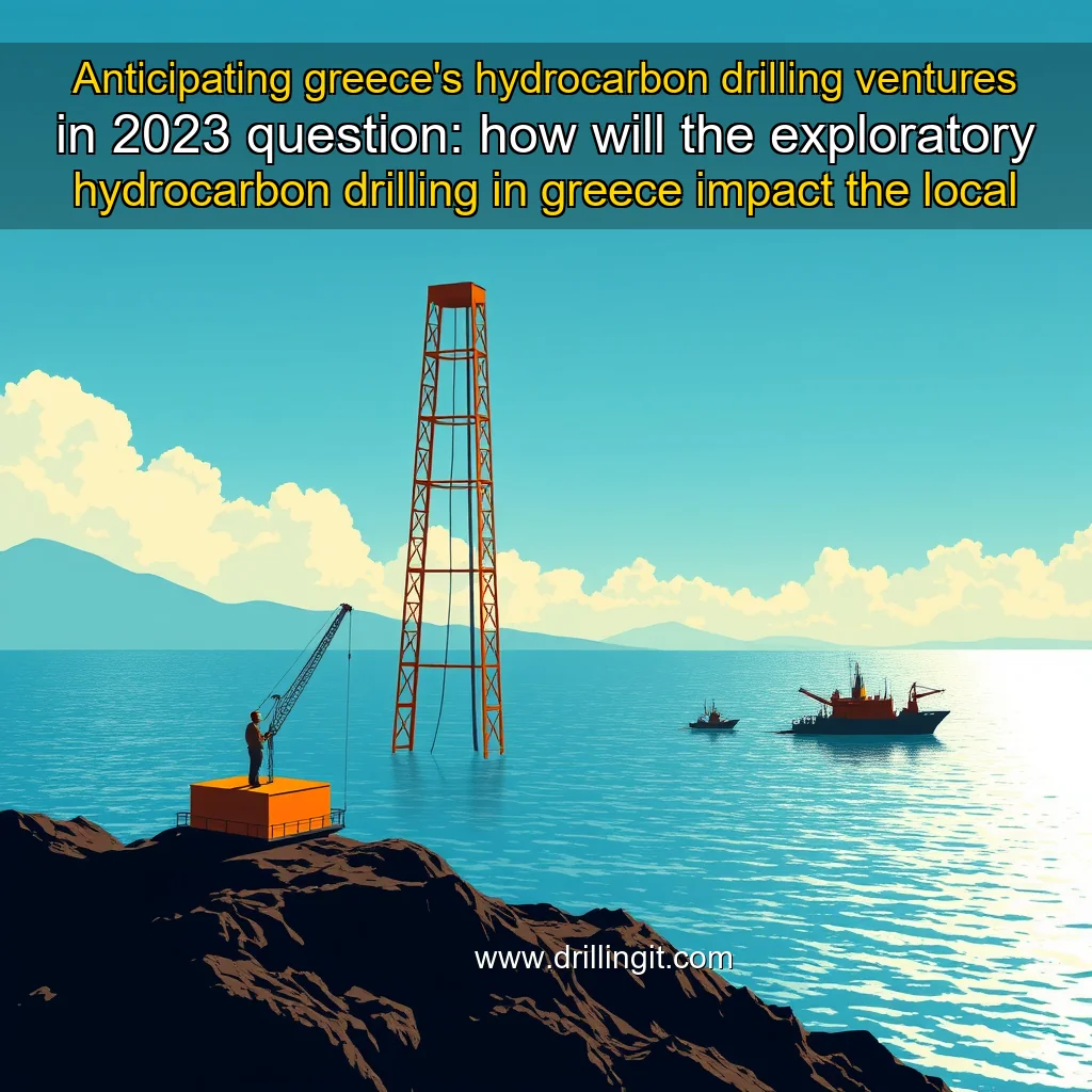 Read more about the article Anticipating greece’s hydrocarbon drilling ventures in 2023

question: how will the exploratory hydrocarbon drilling in greece impact the local economy and environment?