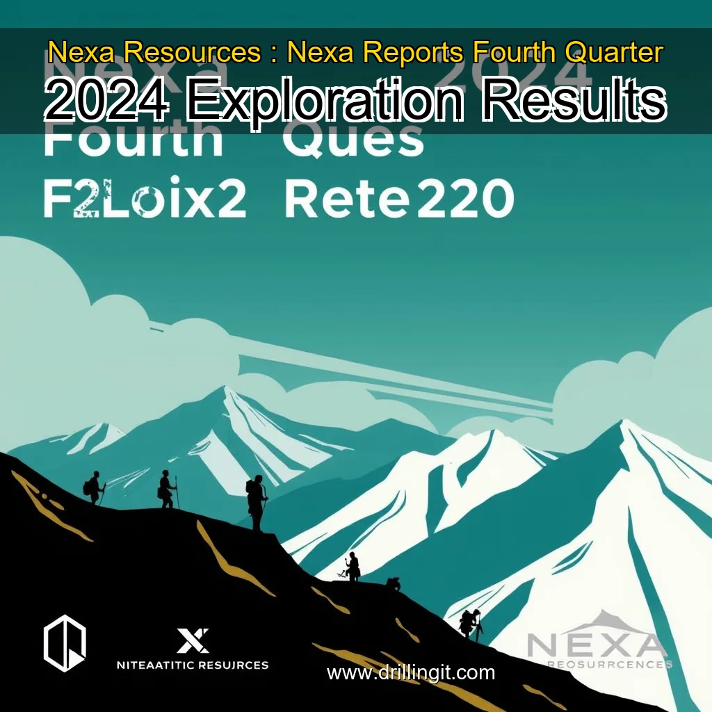 Read more about the article Nexa Resources : Nexa Reports Fourth Quarter 2024 Exploration Results