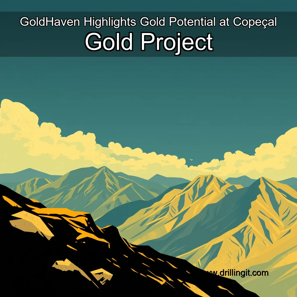 Artistic representation for GoldHaven Highlights Gold Potential at Copeçal Gold Project