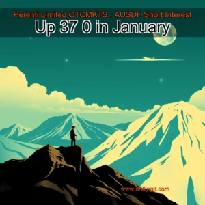 Artistic representation for Perenti Limited OTCMKTS : AUSDF Short Interest Up 37 0 in January