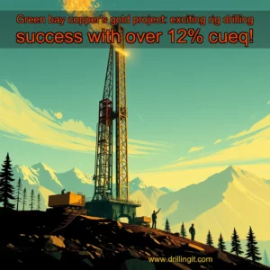 Read more about the article Green bay copper’s gold project: exciting rig drilling success with over 12% cueq!