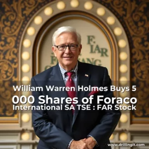 Read more about the article William Warren Holmes Buys 5  000 Shares of Foraco International SA  TSE : FAR  Stock
