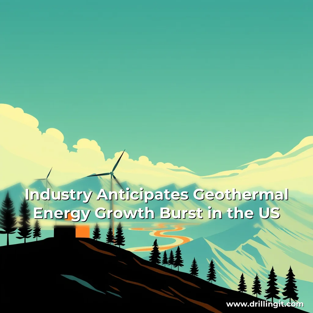 Artistic representation for Industry Anticipates Geothermal Energy Growth Burst in the US