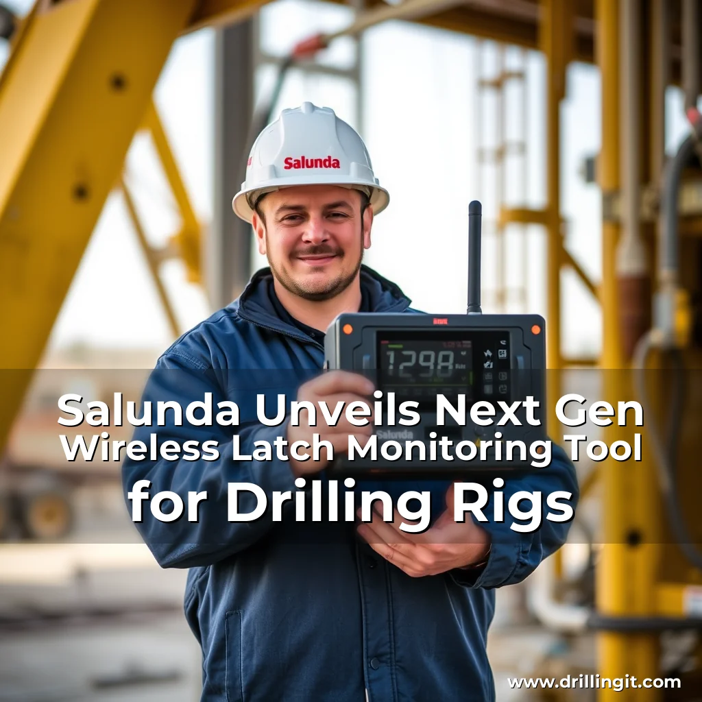 Read more about the article Salunda Unveils Next  Gen Wireless Latch Monitoring Tool for Drilling Rigs