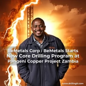 Artistic representation for BeMetals Corp : BeMetals Starts New Core Drilling Program at Pangeni Copper Project Zambia