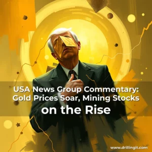 Read more about the article USA News Group Commentary: Gold Prices Soar, Mining Stocks on the Rise