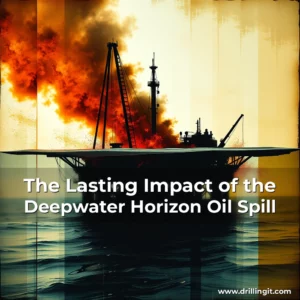 Artistic representation for The Lasting Impact of the Deepwater Horizon Oil Spill