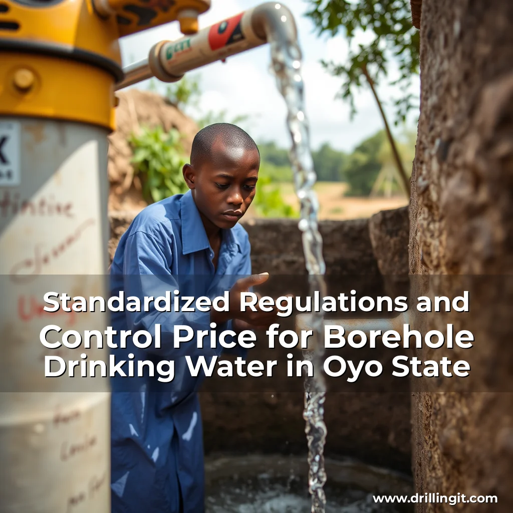 Read more about the article Standardized Regulations and Control Price for Borehole Drinking Water in Oyo State