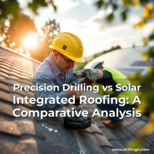 Artistic representation for Precision Drilling vs Solar Integrated Roofing: A Comparative Analysis