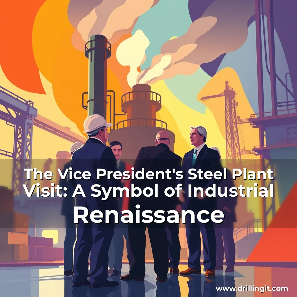 Read more about the article The Vice President’s Steel Plant Visit: A Symbol of Industrial Renaissance
