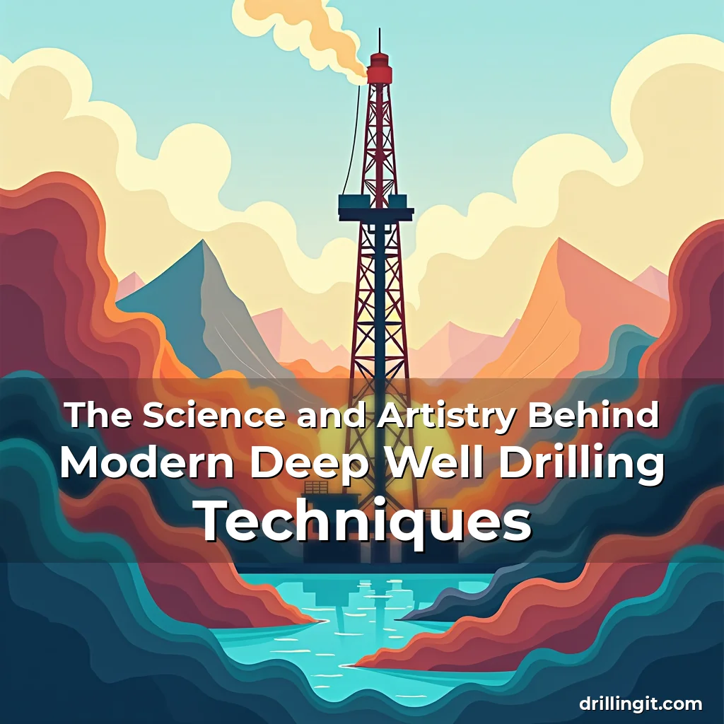 Read more about the article The Science and Artistry Behind Modern Deep Well Drilling Techniques