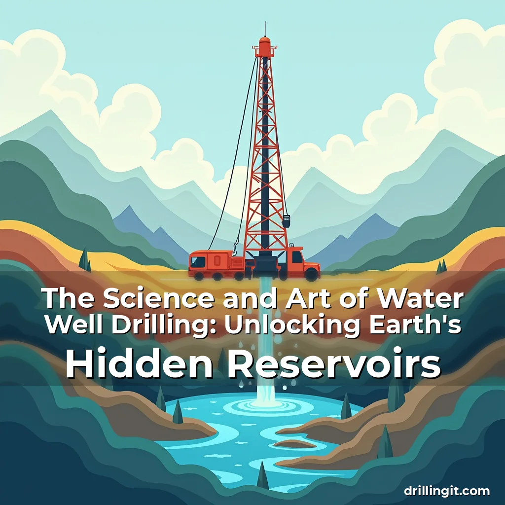 Read more about the article The Science and Art of Water Well Drilling: Unlocking Earth’s Hidden Reservoirs