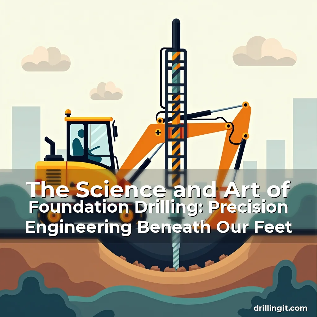 Read more about the article The Science and Art of Foundation Drilling: Precision Engineering Beneath Our Feet