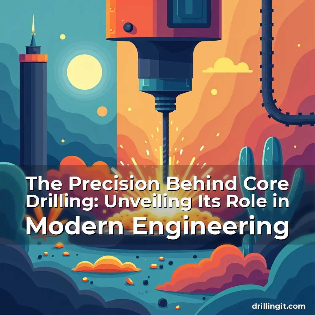 Read more about the article The Precision Behind Core Drilling: Unveiling Its Role in Modern Engineering