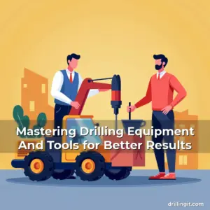 Artistic representation for Mastering Drilling Equipment And Tools for Better Results