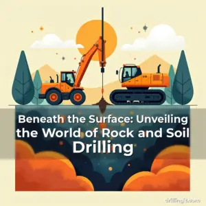Artistic representation for Beneath the Surface: Unveiling the World of Rock and Soil Drilling