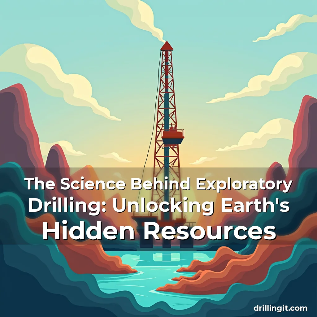 Artistic representation for The Science Behind Exploratory Drilling: Unlocking Earth's Hidden Resources