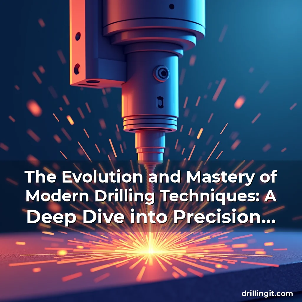 Artistic representation for The Evolution and Mastery of Modern Drilling Techniques: A Deep Dive into Precision Engineering