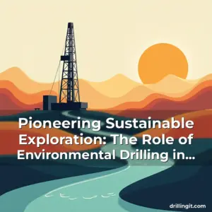 Artistic representation for Pioneering Sustainable Exploration: The Role of Environmental Drilling in Modern Resource Management