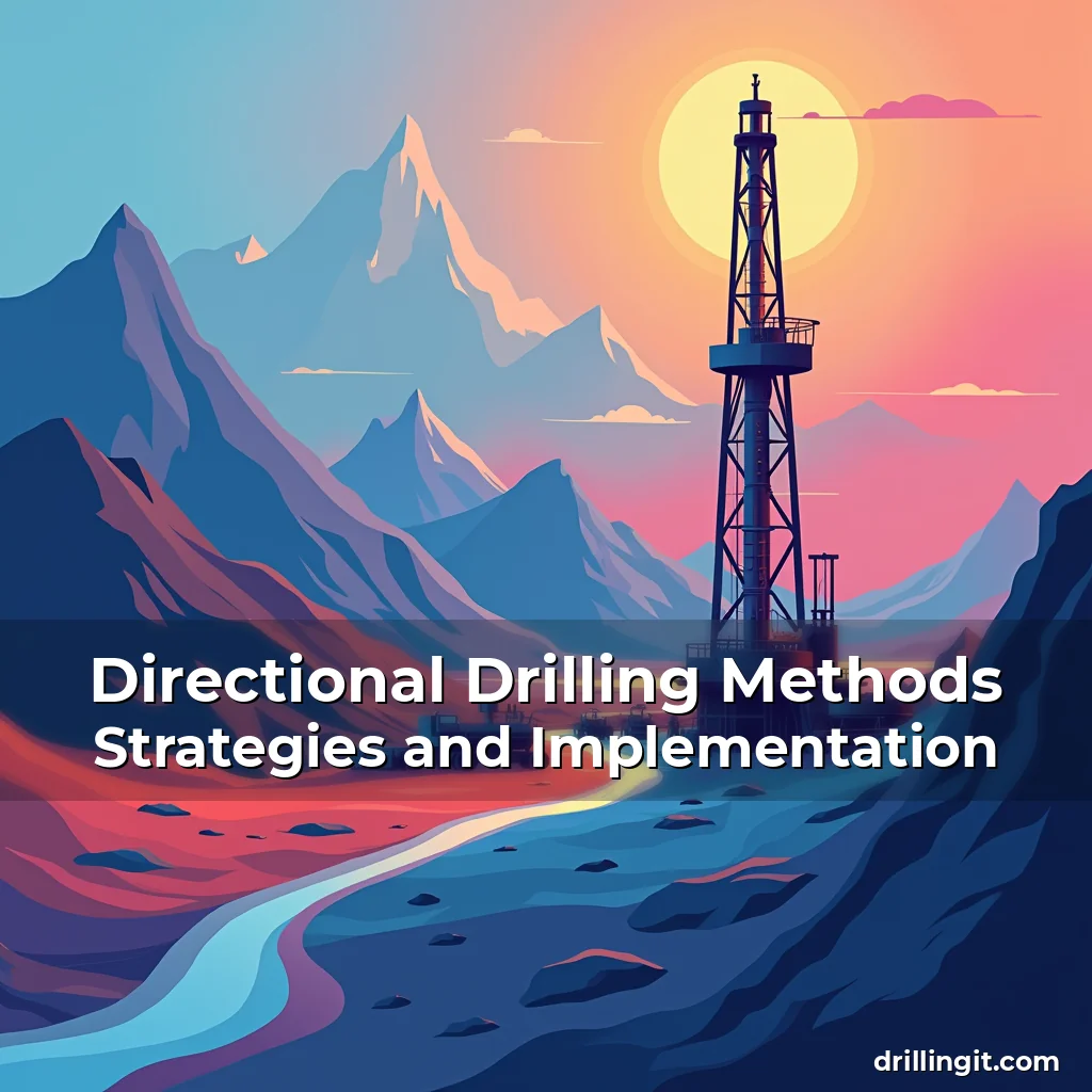 Artistic representation for Directional Drilling Methods Strategies and Implementation