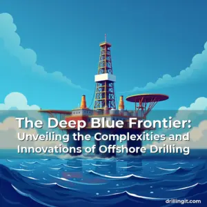 Artistic representation for The Deep Blue Frontier: Unveiling the Complexities and Innovations of Offshore Drilling