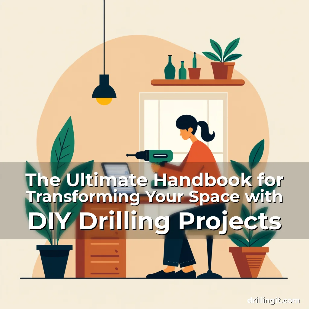 Artistic representation for The Ultimate Handbook for Transforming Your Space with DIY Drilling Projects