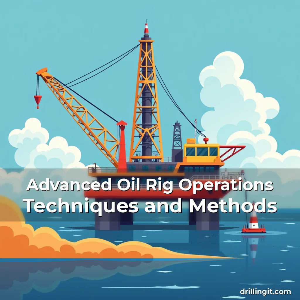 Artistic representation for Advanced Oil Rig Operations Techniques and Methods