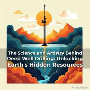 Artistic representation for The Science and Artistry Behind Deep Well Drilling: Unlocking Earth's Hidden Resources