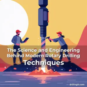Artistic representation for The Science and Engineering Behind Modern Rotary Drilling Techniques