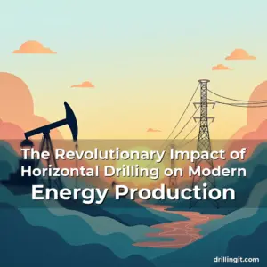 Artistic representation for The Revolutionary Impact of Horizontal Drilling on Modern Energy Production